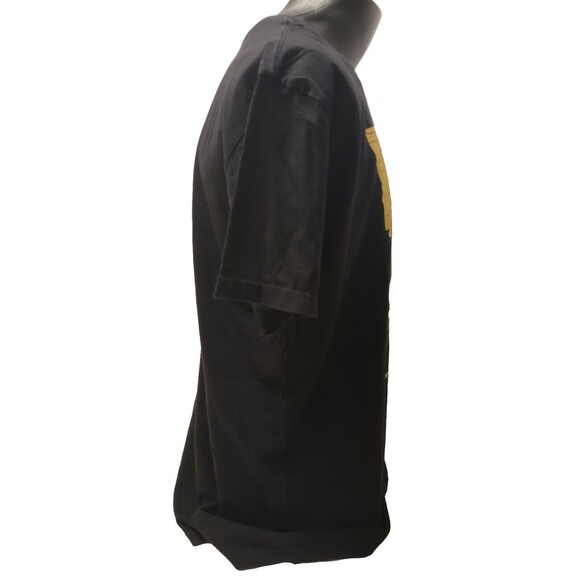 DEMON SLAYER T SHIRT MENS XXL 2XL BLACK YELLOW KIMETSU NO YAIBA MANGA ANIPLEX - Picture 7 of 7